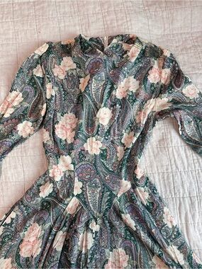 VNTG gunne sax vibes prairie dress